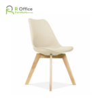 Modern Dining DSW Side Chair with Wood Legs for Kitchen DC-106