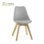 Modern Dining DSW Side Chair with Wood Legs for Kitchen DC-106