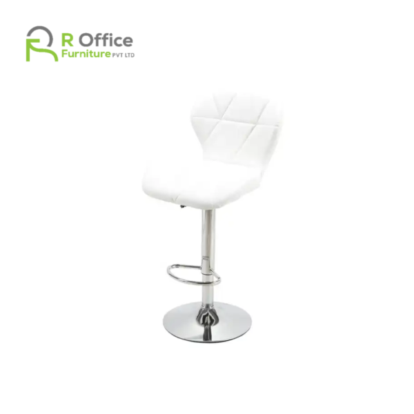 Swivel Bar Stool Radar Back Chair Adjustable PU Leather Cushion BS-106