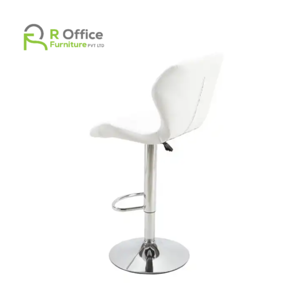 Swivel Bar Stool Radar Back Chair Adjustable PU Leather Cushion BS-106