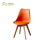 Modern Dining DSW Side Chair with Wood Legs for Kitchen DC-106