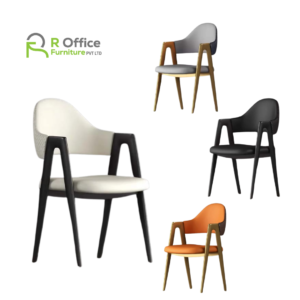 Elegant Soft Dining Chair with Rest Arms DC-114