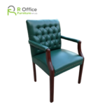 Wood Office Visitor Chairs, Visitor Office Chair, Guest Chair - Traditional Office Chair