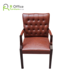 Wood Office Visitor Chairs, Visitor Office Chair, Guest Chair - Traditional Office Chair