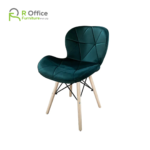 Designer Dining Chairs Modern Radar Chair PU Leather with Wood Legs DC-109