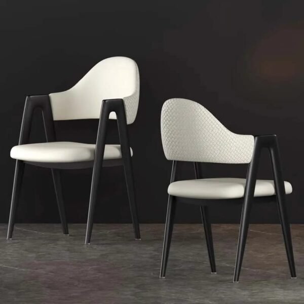 Elegant Soft Dining Chair with Rest Arms DC-114