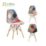 Iconic Modern Wooden Chair In Multi Colour Dining Chair DC-116