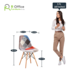 Iconic Modern Wooden Chair In Multi Colour Dining Chair DC-116