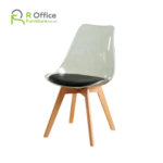Modern Dining Chair DSW Side Chair with Wood Legs for Kitchen DC-105