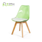Modern Dining Chair DSW Side Chair with Wood Legs for Kitchen DC-105