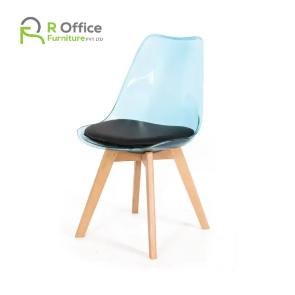 Modern Dining Chair DSW Side Chair with Wood Legs for Kitchen DC-105