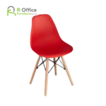 Mid-Century Modern Dining Chair with Wooden Legs DC-102